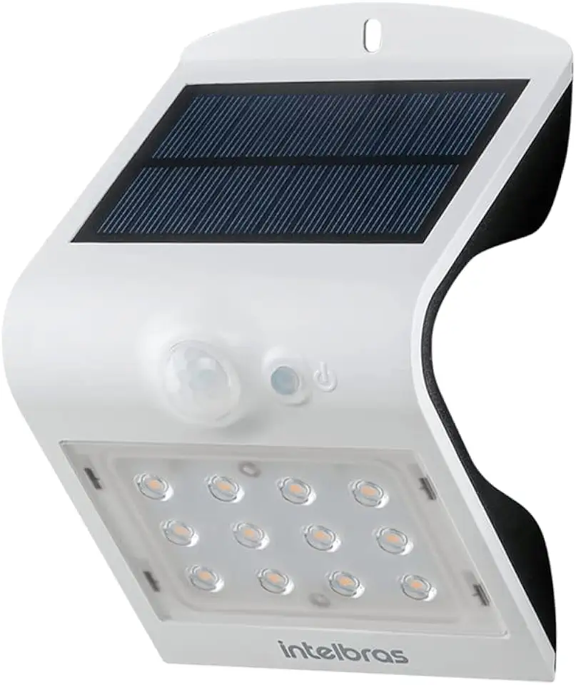 Arandela Solar Integrada ASI 220 Luz Branca Intelbras