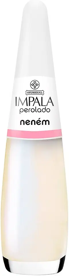 Esmalte Perolado Neném, Impala Cosmeticos, Branco