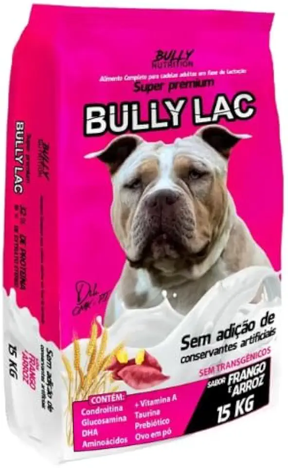 Ração Para Cachorros Em Fase de Lactação Bully Lac 15Kg | Saude e Vitalidade