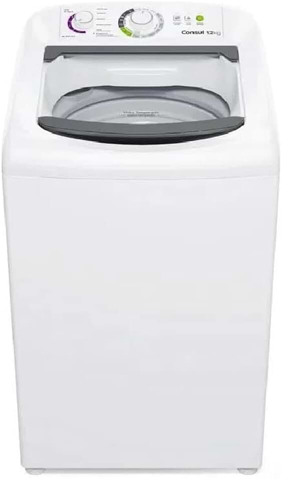 Máquina de Lavar Consul 12Kg Branca com Dosagem Econômica e Ciclo Edredom - CWH12BB 220V
