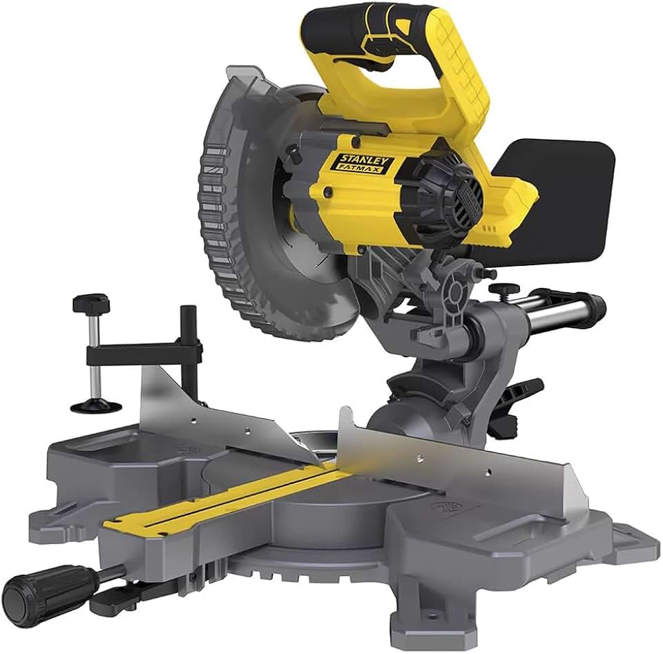 STANLEY Serra Esquadria com Braço Telescópico 185mm, Serra à Bateria, Ideal para Cortes Limpos e Rápidos, Ferramenta Não Acompanha Bateria e Carregador, Modelo SCM701, 20V