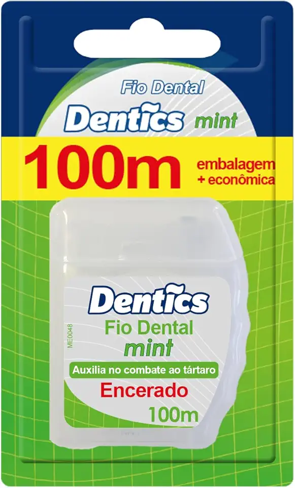 Dentics Fio Dental Mint - Embalagem Econômica 100m