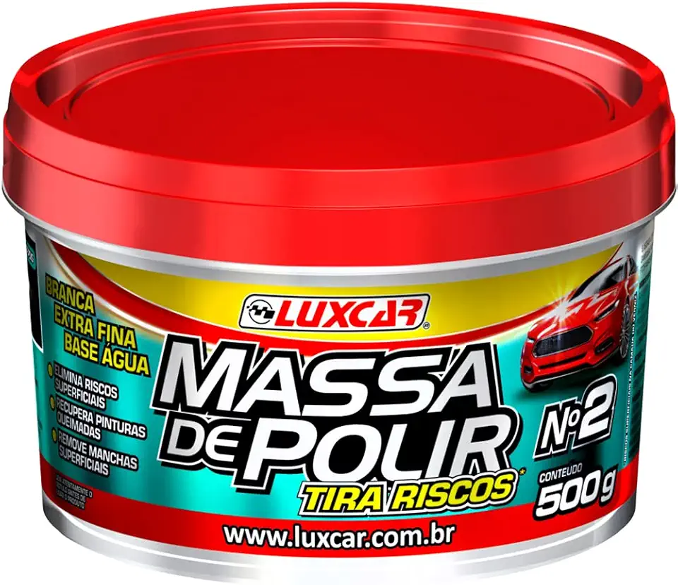 Massa De Polir Tira Riscos Luxcar 500 G