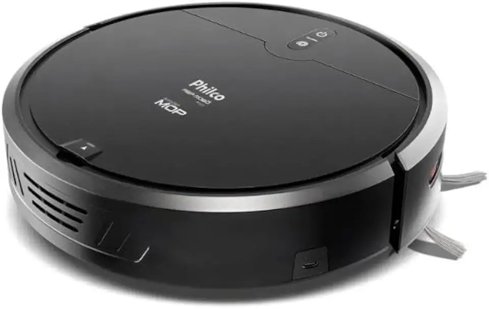 Aspirador Robô Philco 3 em 1 Com MOP PAS23 Preto Bivolt