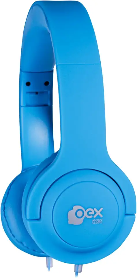 Headset Kids Oex Kids Hs317 Sugar Dobrável Azul