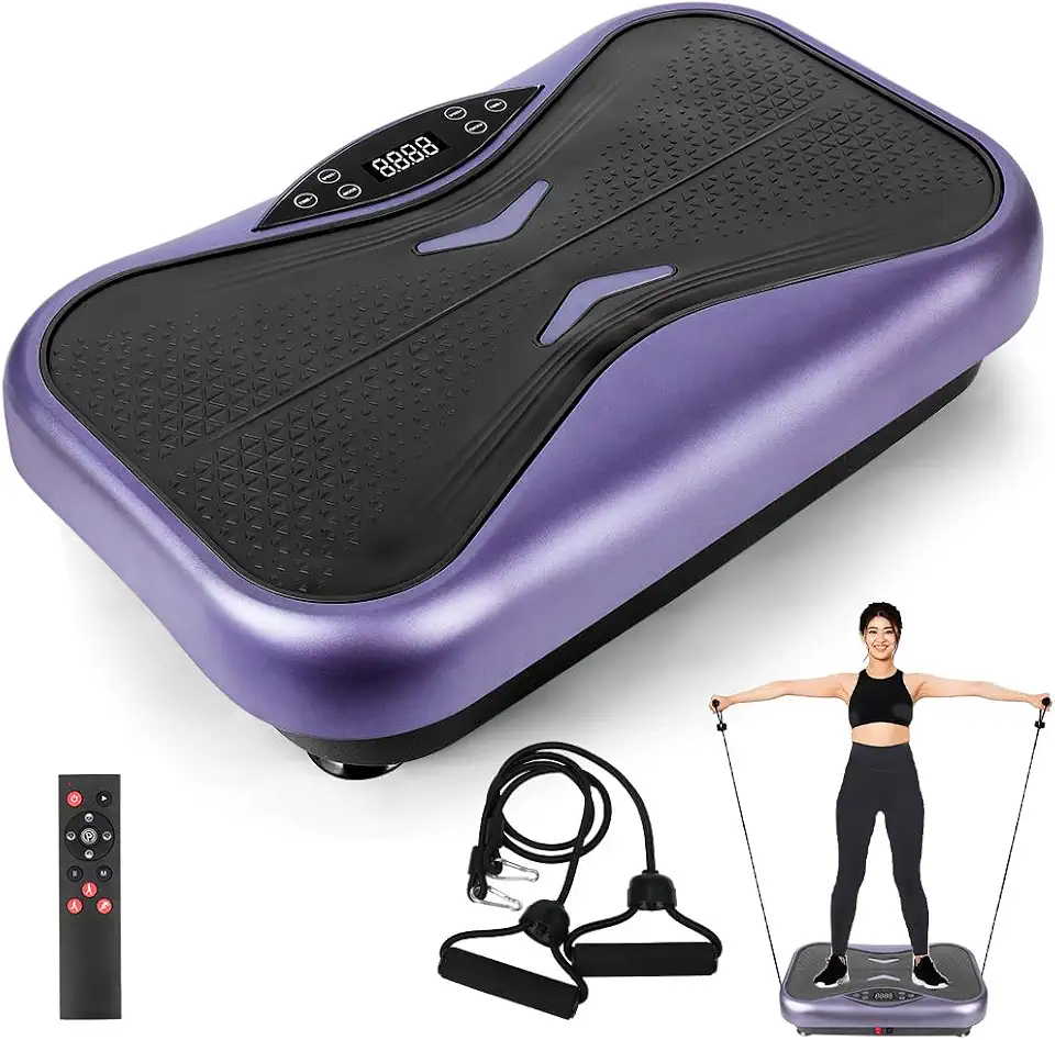 110V, Vibration Plate Exercise Machine, Máquina de Exercício de Placa Vibratória, Plataforma de Vibração de Placa, Fitness Vibration Platform, Whole Body Vibration Machine