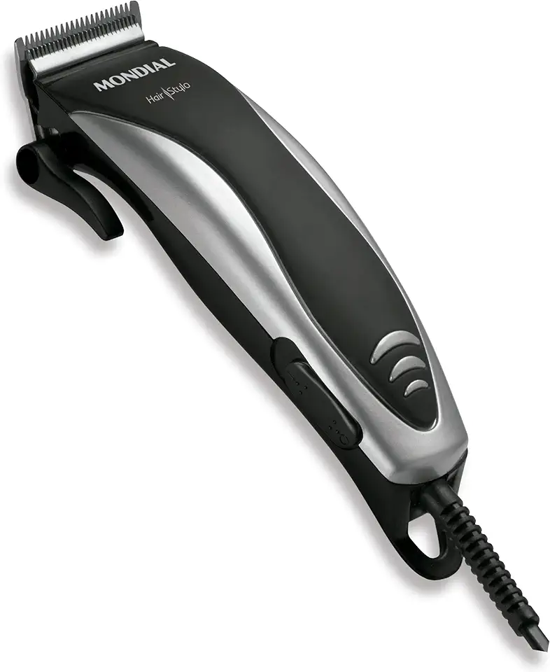 MONDIAL Cortador de Cabelos Hair Stylo, Preto/Prata, 220V - CR-02
