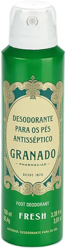 Granado Desodorante Aerossol Para Pés, Fresh Verde, 100ml