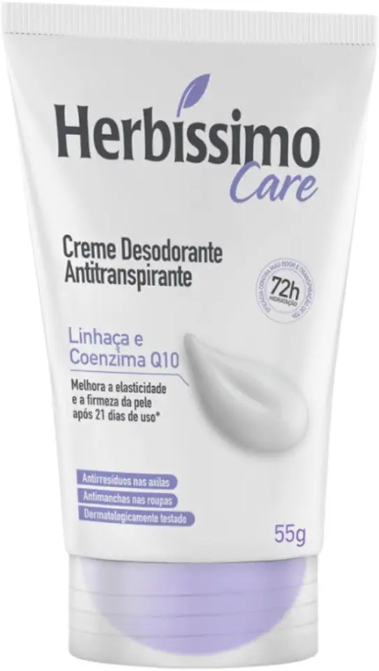 Dana - Desodorante Cremoso Antip Herbissimo Bisnaga 55G Linhaca E Coenzima Q10