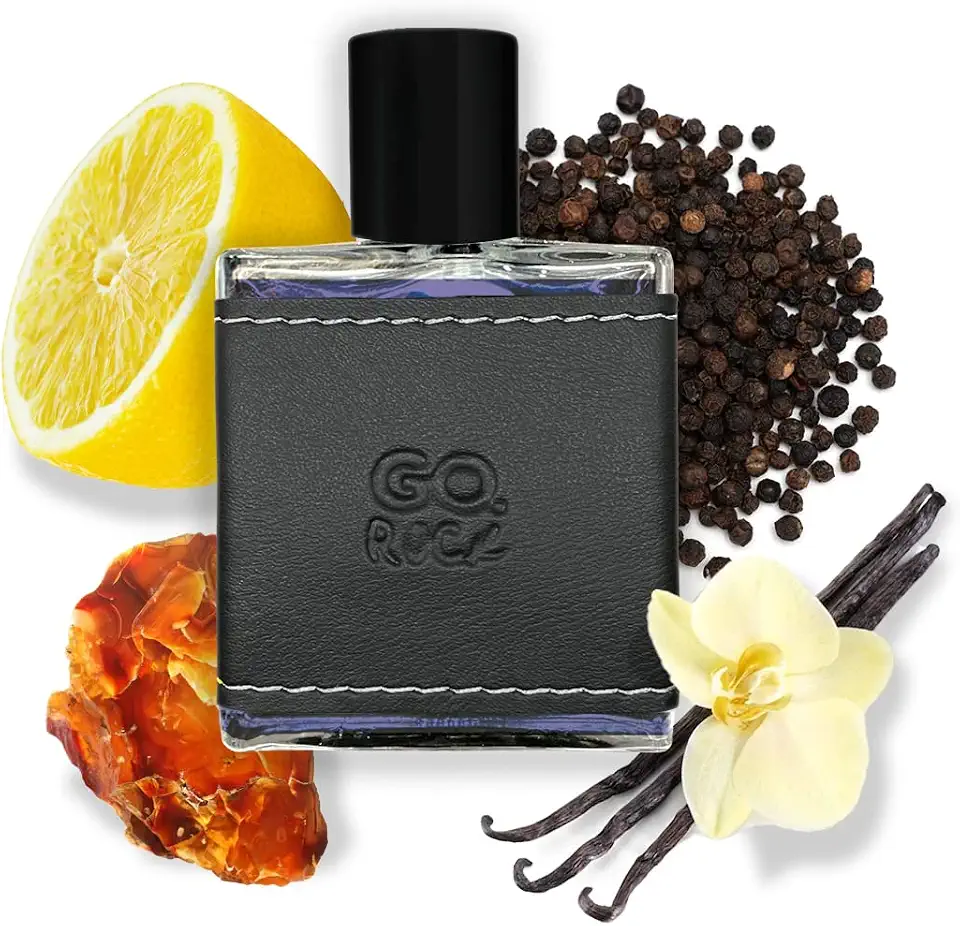 Perfume GO Rock, EDP, amadeirado ambarado, 50ml