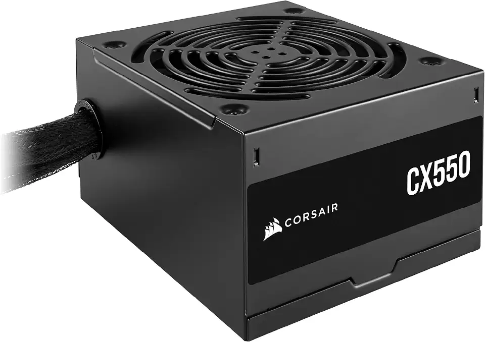 CORSAIR CX550 80 Plus Bronze Não Modular Baixo Ruído ATX 550 Watt Fonte de Alimentação - NA - Preto