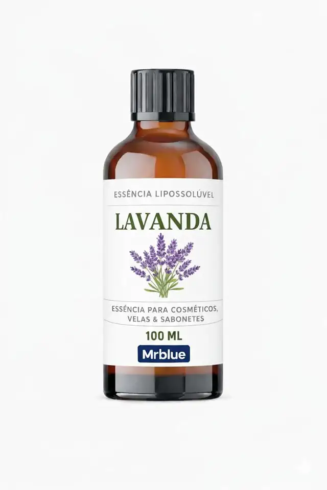 Essência Liposoluvel de Lavanda Premium para Velas Aromáticas - 100ml