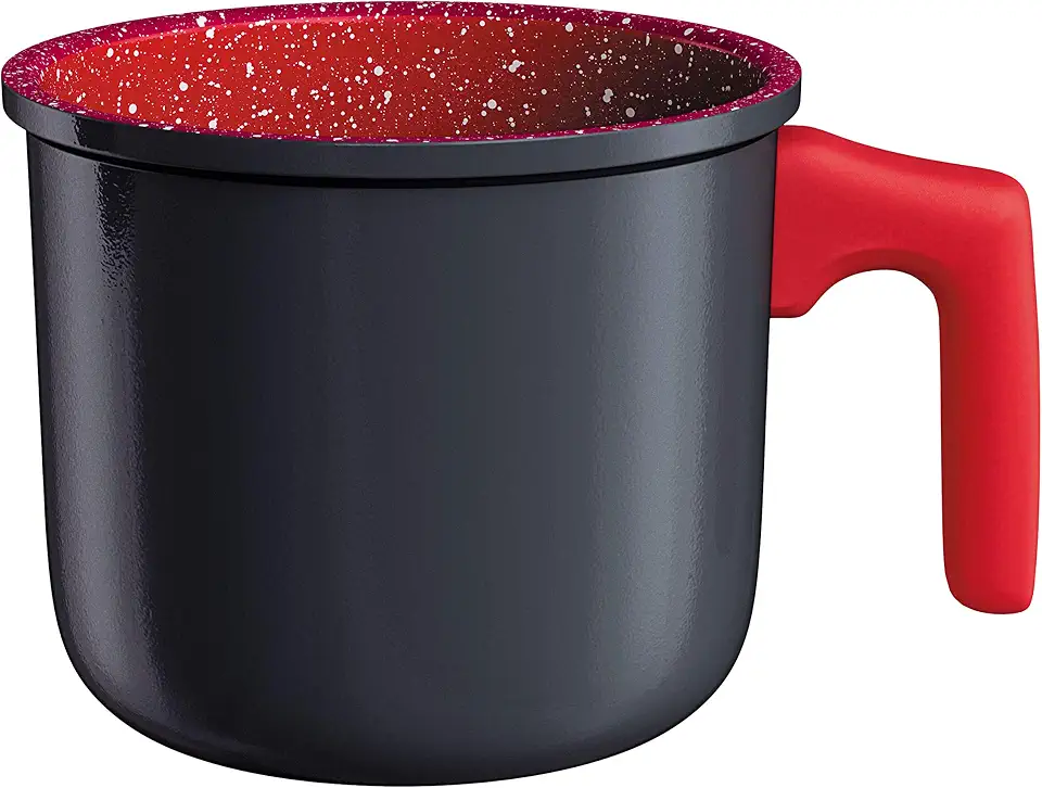 Euro Home - Fervedor 14 cm Antiaderente ColorStone Titânio - ALU8402-TI