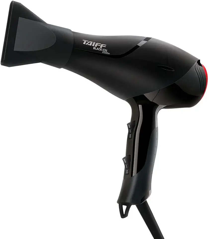 Secador Taiff Black Ion, 2000W, 127V, Preto