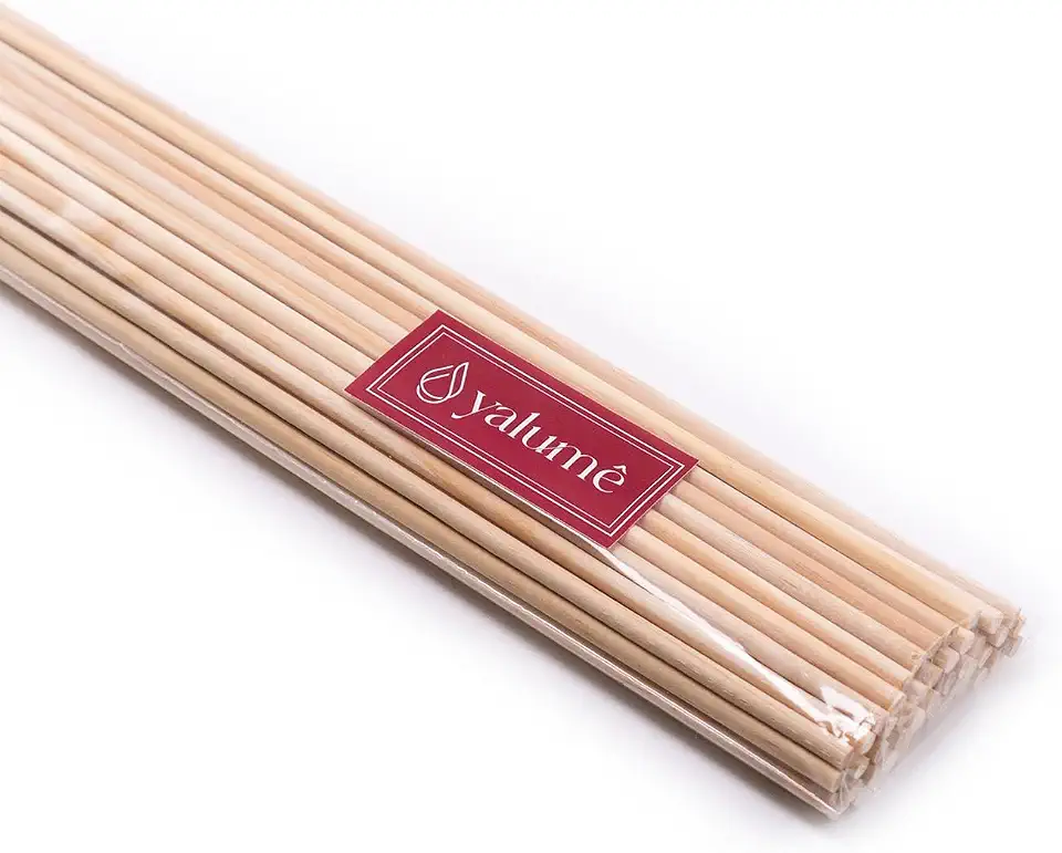 Kit 50 varetas para difusor aromatizador 25cm de madeira - Yalumê
