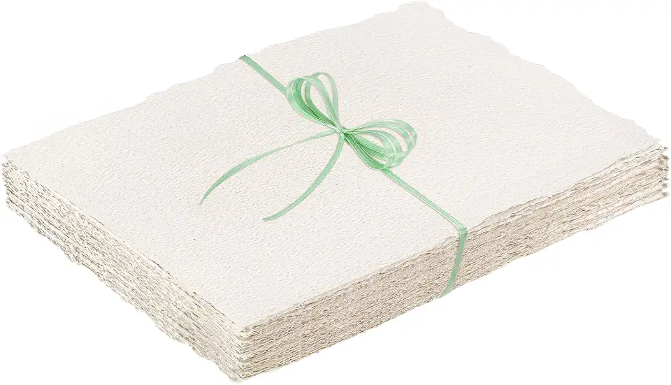50 folhas de papel para aquarela, 10 x 15 cm, 160 g/m², papel artesanal áspero/texturizado para convites de casamento, cartões, artesanato