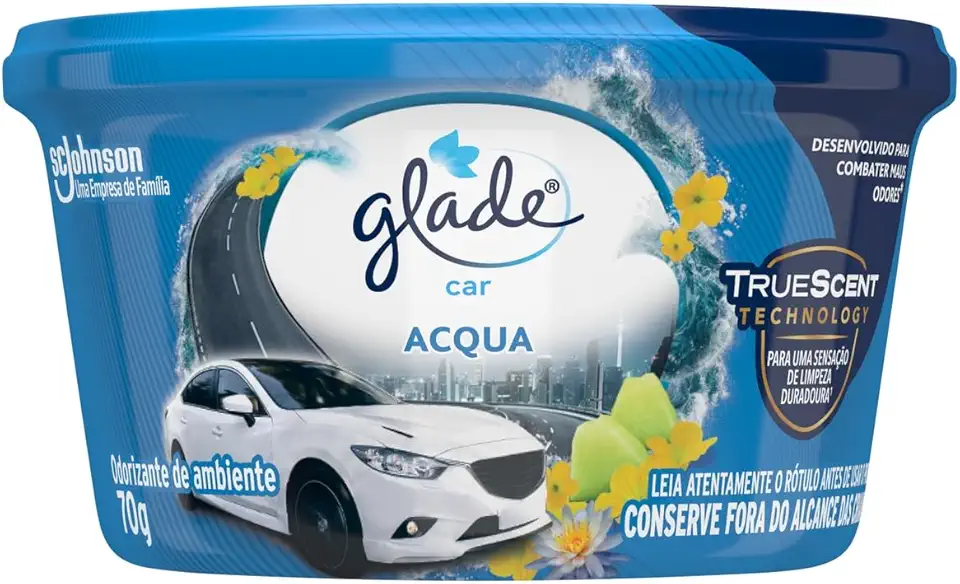Glade Desodorizador Car Acqua, 70 g