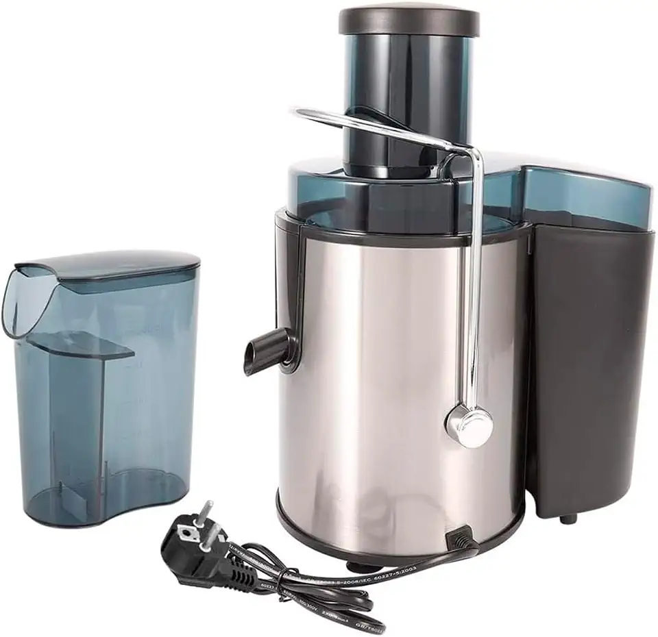 Extrator Centrifuga de Frutas Elétrico 110v 1500W Potente com Jarra 500ml - Espremedor Ideal para Suco, Laranja, Limão, Legumes