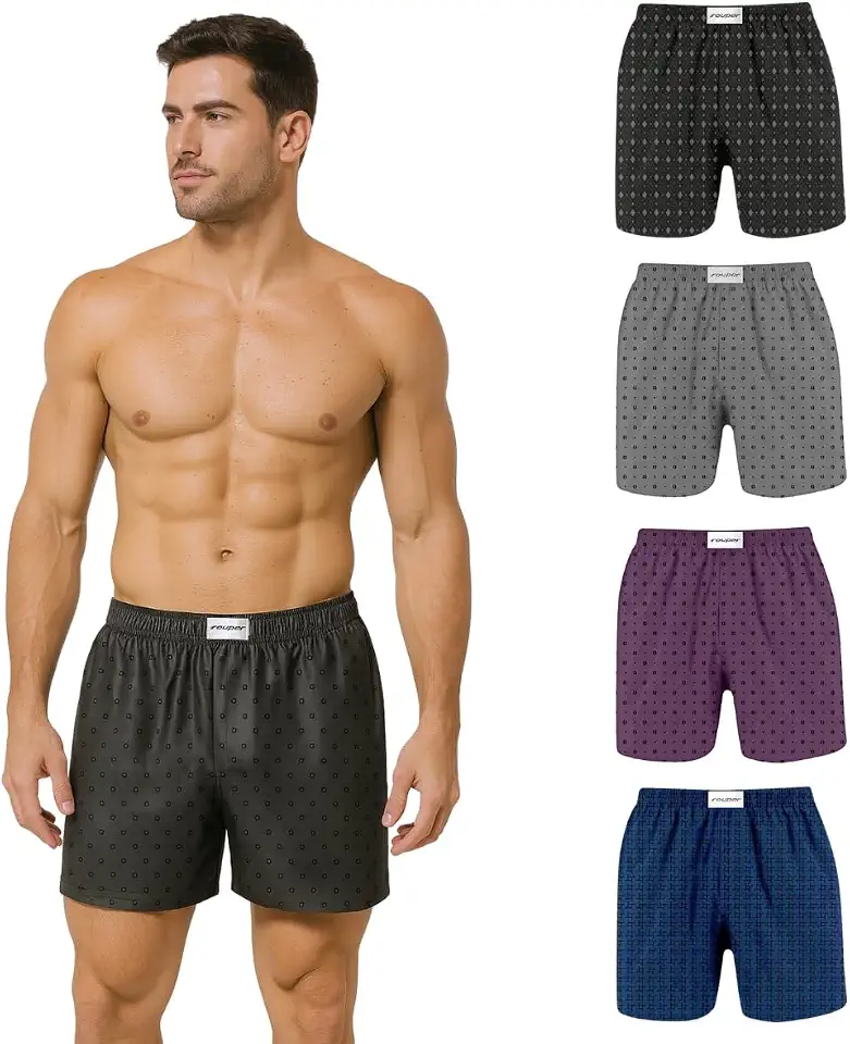 Kit 4 Cuecas Samba Canção Microfibra Rouper Basic Masculino
