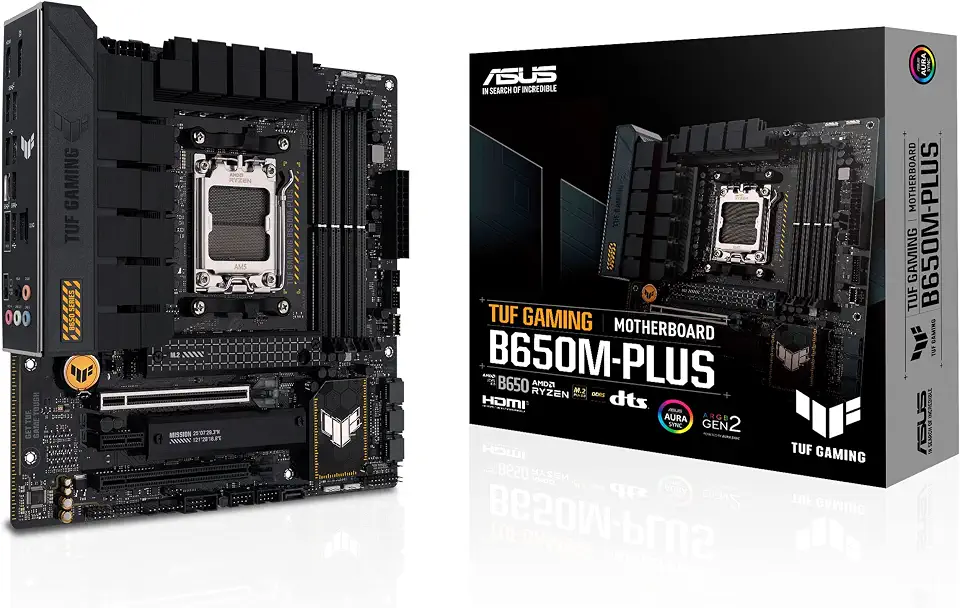 Placa Mae Asus Tuf Gaming B650m-plus Chipset B650 Amd Am5 Ddr5 90mb1bg0-c1bay0