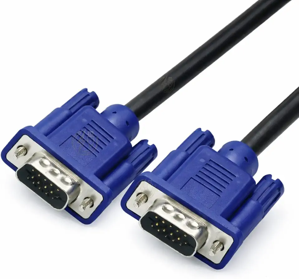 Cabo VGA 1,5 Metros Super Resistente Conexão Estável e Durável para TV, Projetor, Notebook e Monitores Compatível com Diversos Dispositivos, Fácil de Instalar Perfeito para Casa, Escritório e Escola