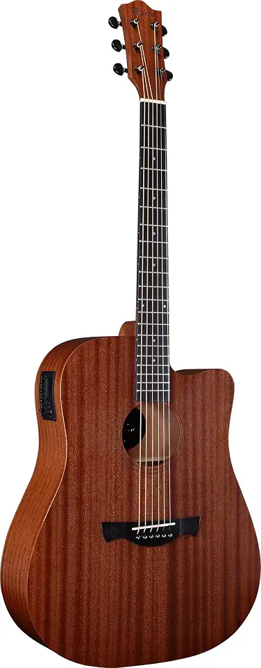 VIOLÃO FOLK CUTAWAY EQ AÇO T/SAPELE B/S SAPELE KANSAS GRAN RESERVA NTOP TAGIMA