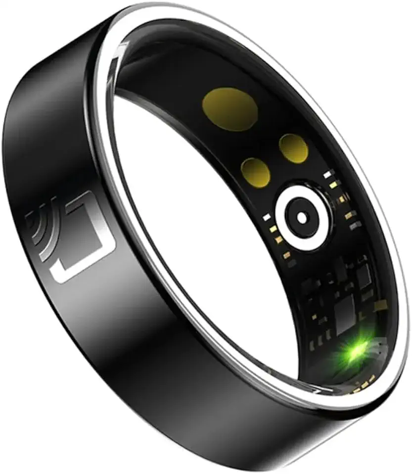 R20 NFC SMART RING Anel Inteligente Smart Ring com Monitoramento de Saude Atividades Fisicas Tela Touch Resistente a Agu