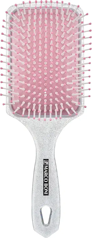 Marco Boni,Escova Raquete Grande Diamond Glitter,Cores Sortidas, 7229, 1 unidade