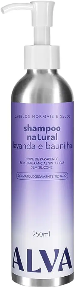 Alva Personal Care Shampoo Cabelos Normais E Secos - Lavanda E Baunilha Alva 250Ml
