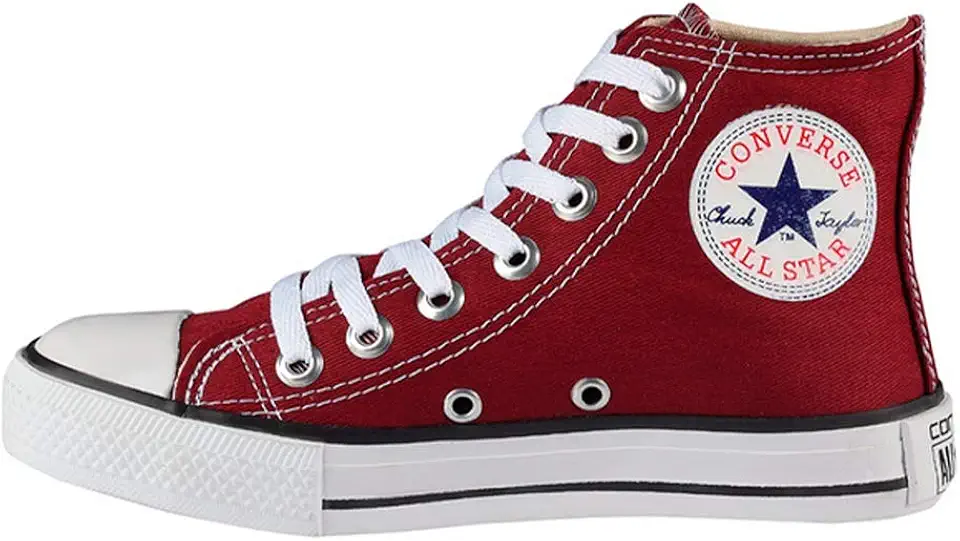 Tênis Converse Chuck Taylor All Star High Bordo/Preto/Branco adulto-unissex