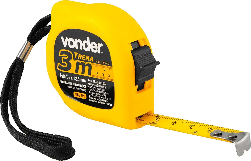 Vonder, Trena Curta De Aço 3 M X 12,5.