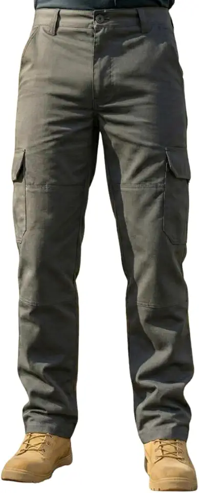 Calça Cargo Tática Militar Masculina Rip Stop Reforçada para uso ao ar livre e no campo