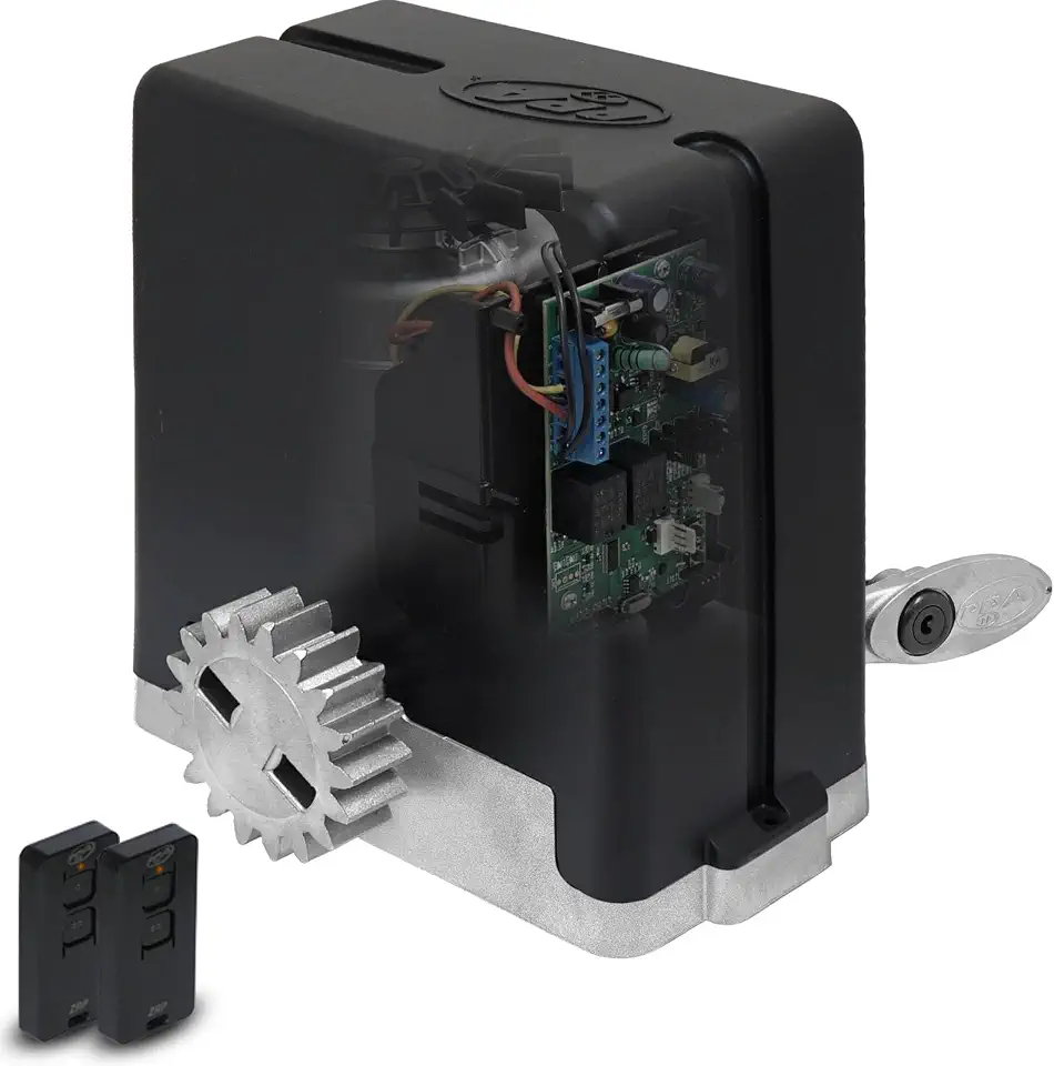 Motor Dz Stark 300 1/4hp 2 Controle Portão Eletrônico Deslizante- 127V