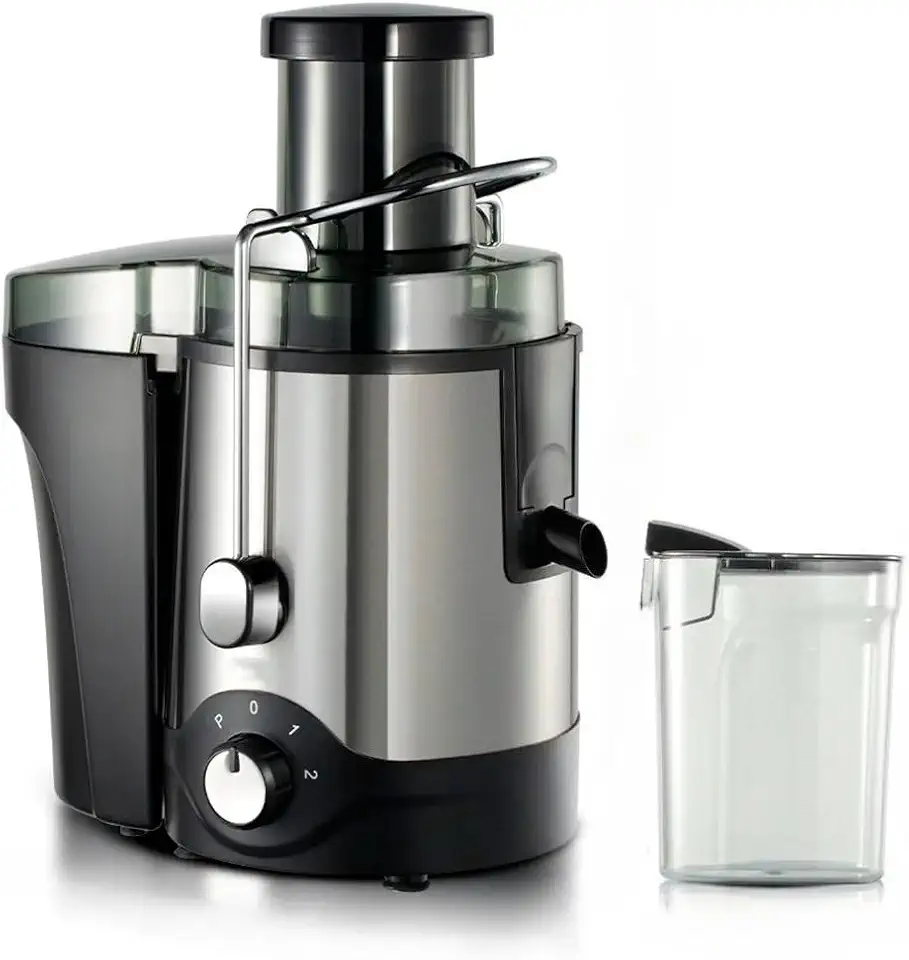 Centrífuga Elétrica para Alimentos e Frutas 1500W, Inox, Preto e Inox, 110V e 220V (220V)