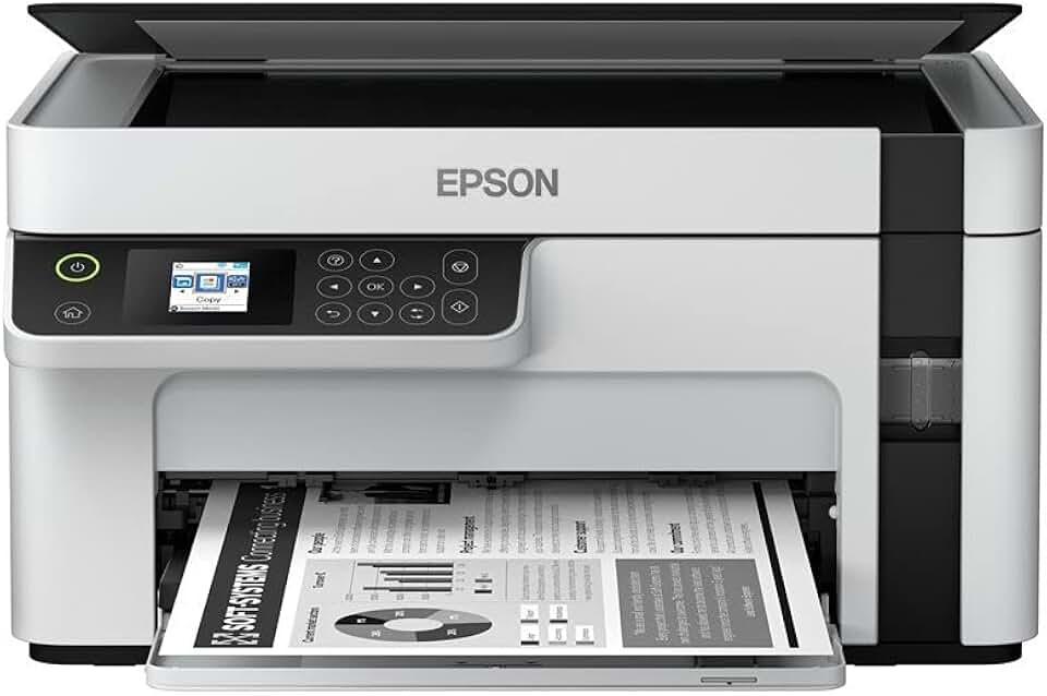 Multifuncional Epson EcoTank M2120 - Tanque de Tinta Monocromática, Wi-Fi Direct, Duplex Automático, Bivolt