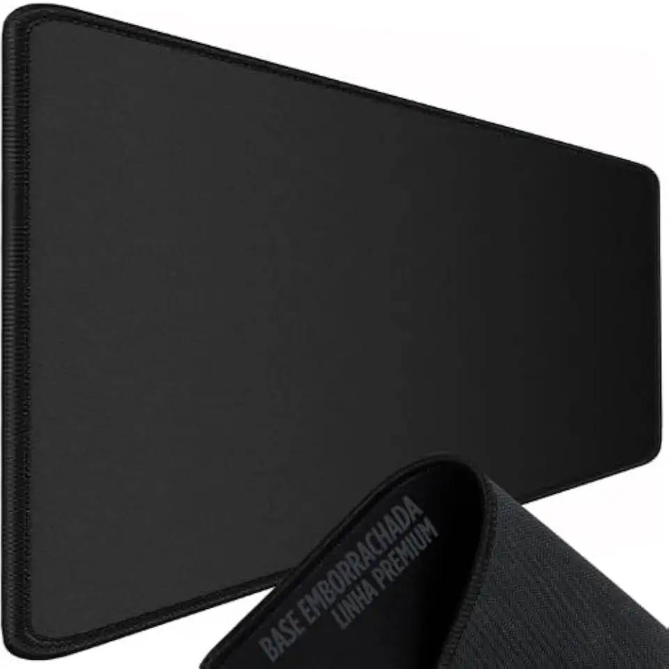Mousepad Gamer Pro HighSpeed Extra Grande 70 x 35 cm Com Base Emborrachada Lavável Preciso Acabamento Premium