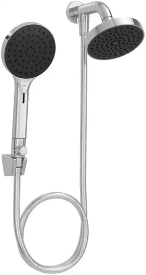 Chuveiro De Parede Redondo Com Desviador Deca Flex Cromado 126mm - Deca Metais
