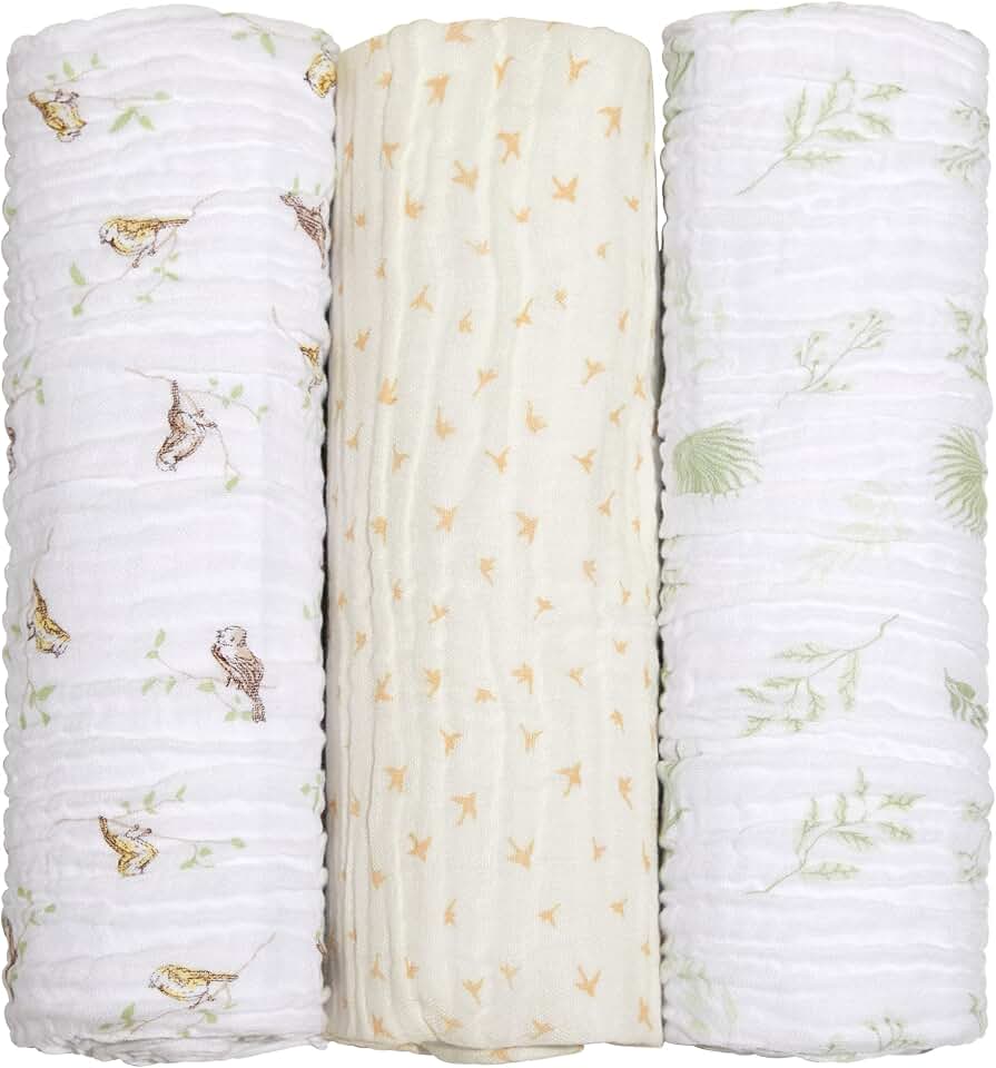 Papi Textil Cueiro Swaddle Soft Bamboo Mami 1,20M X 1,20M Contem 03 Unidades