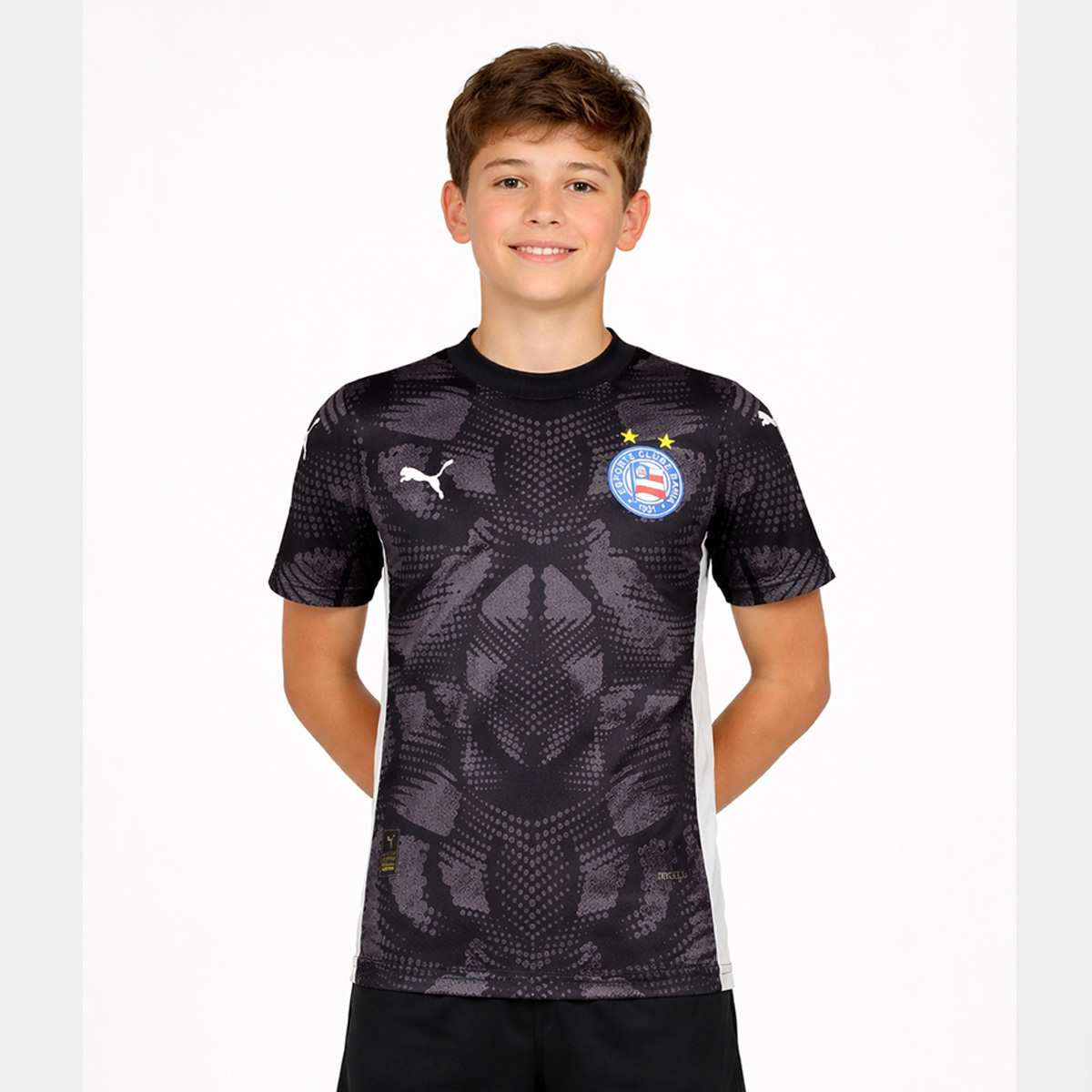 Camisa Puma EC Bahia I 2025 Goleiro Juvenil