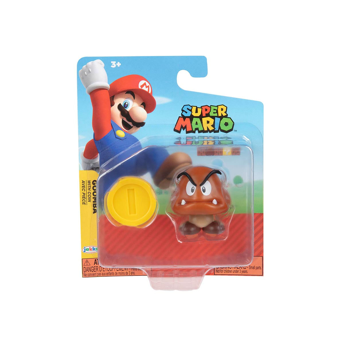Super Mario - Boneco Goomba 6Cm Com Moeda - Sunny