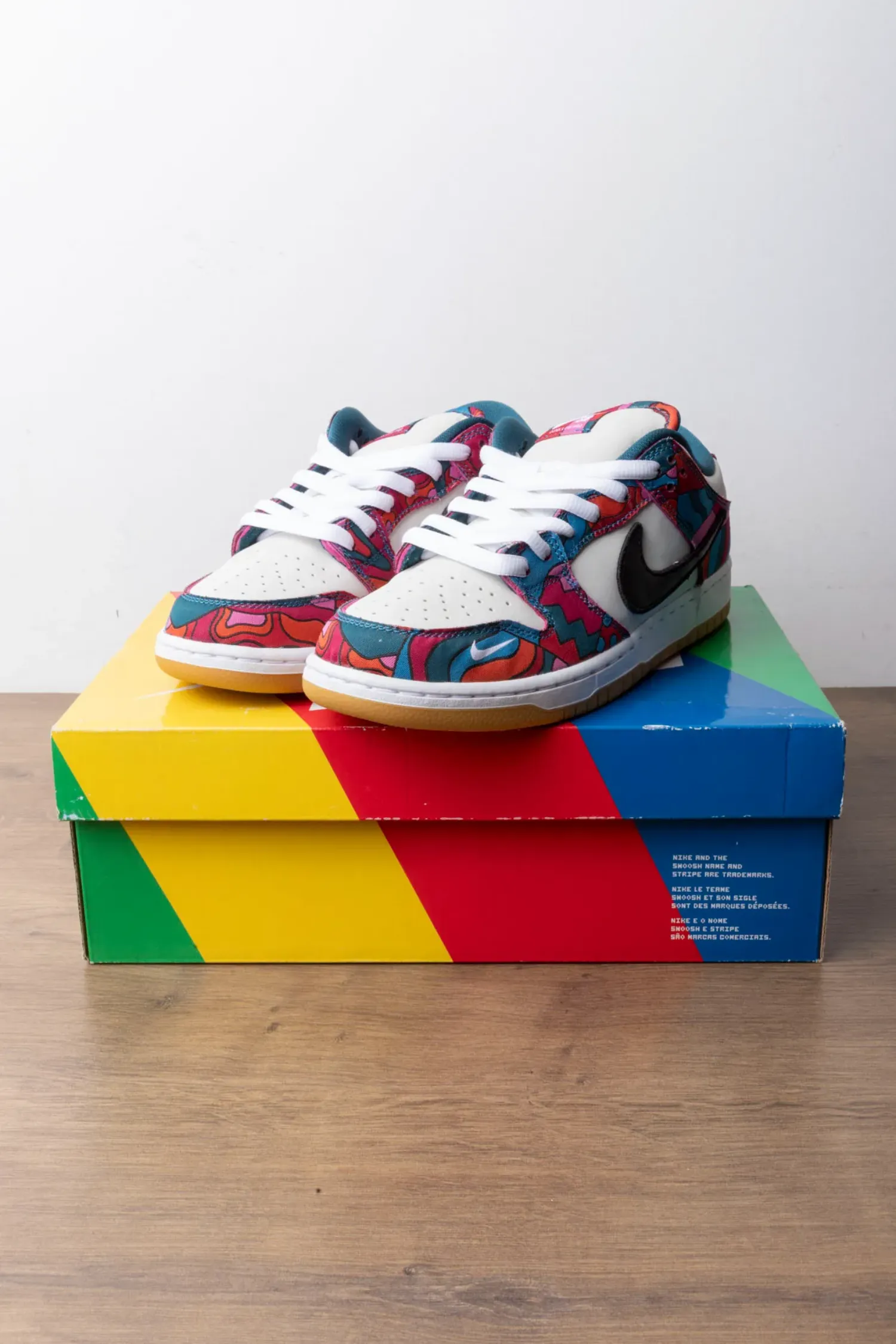 Parra x Nike SB Dunk Low Pro Abstract Art — 41, Novo