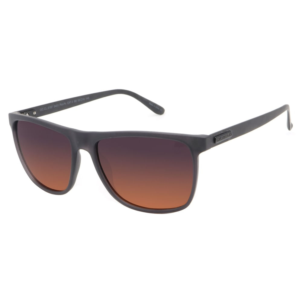 Óculos de Sol Masculino Chilli Beans Quadrado Polarizado Cinza OC.CL.5197.0401 M