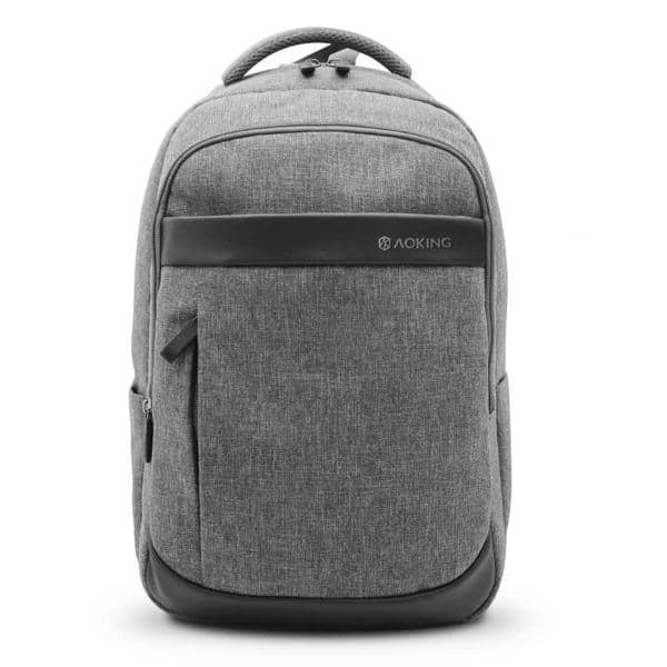 Mochila para Notebook até 17" em poliéster, Cinza, FN77170, Aoking - PT 1 UN
