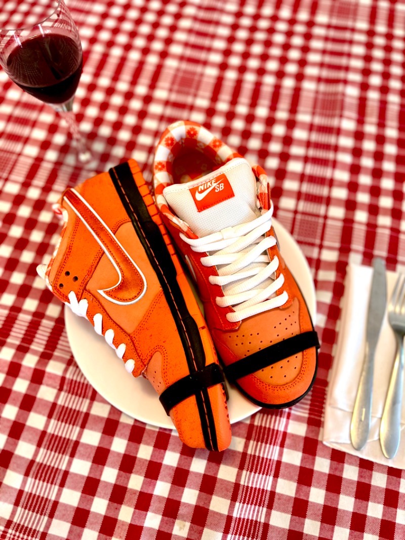 Concepts x Nike SB Dunk Low Orange Lobster — 43, Novo