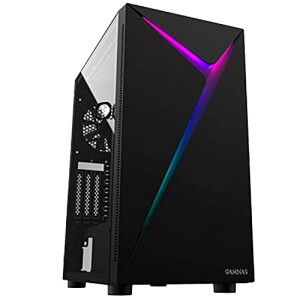 Gabinete Mid Tower Gamdias Argus E4 Elite Vidro Temperado RGB Preto ARGUS E4 ELITE