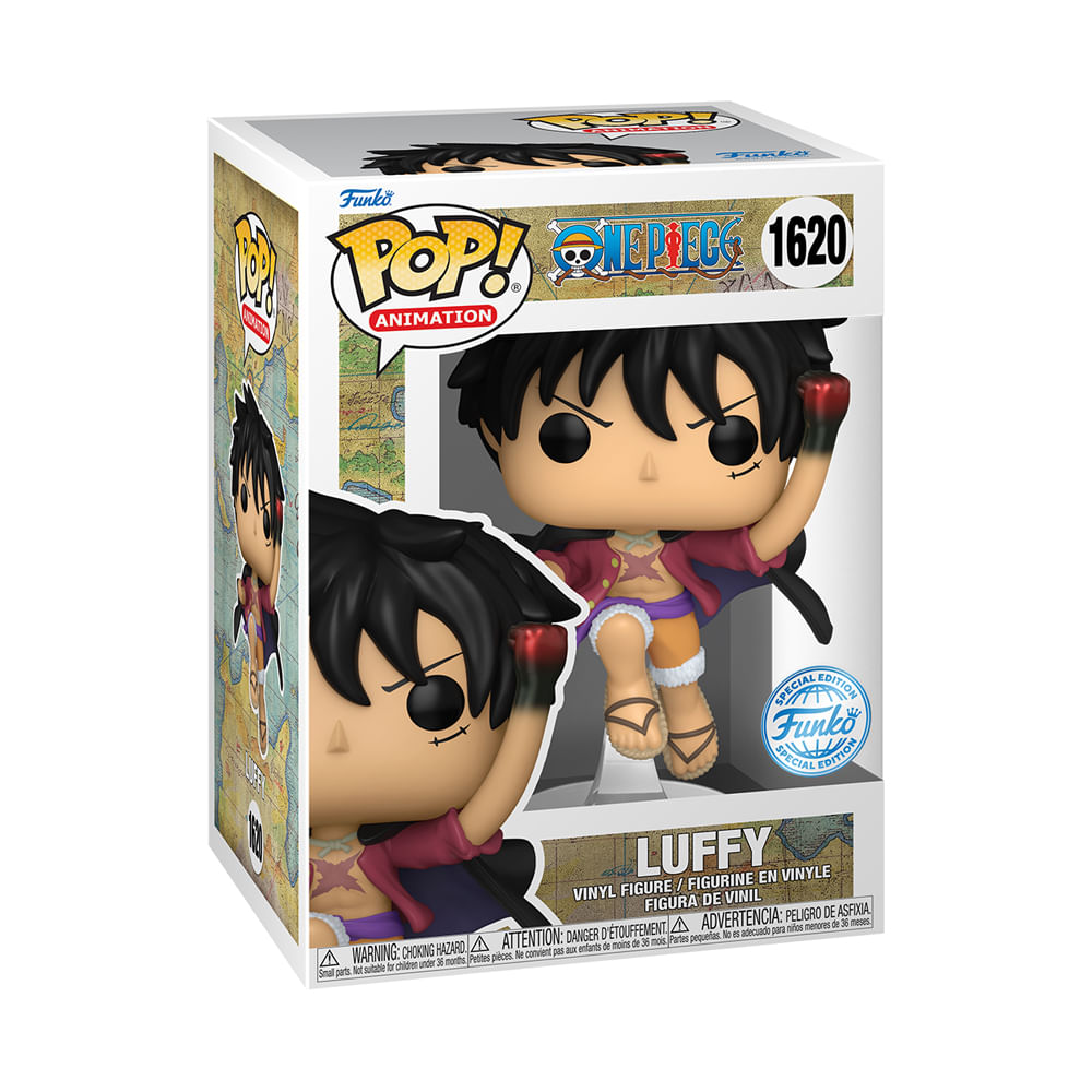 Foto 2 de Boneco Funko POP! One Piece - Luffy Uppercut (Glow)
