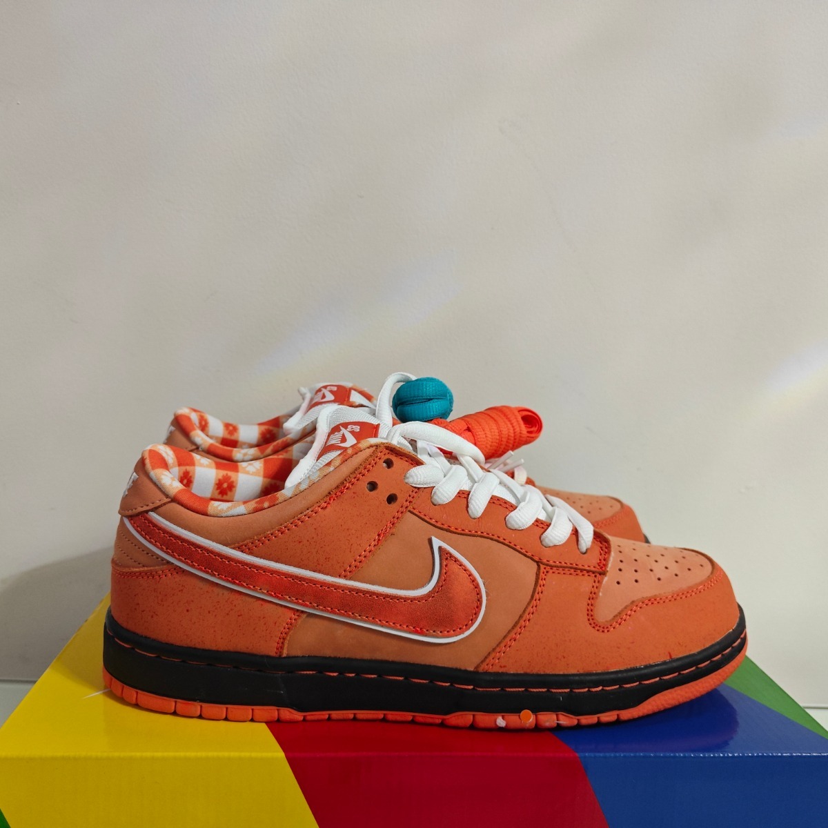 Concepts x Nike SB Dunk Low Orange Lobster — 40 / 42, Novo