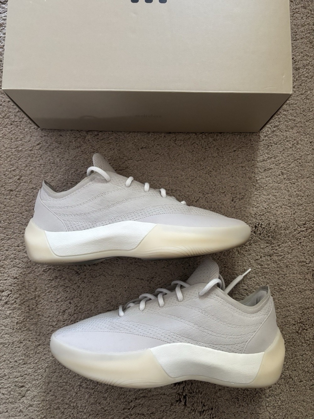 Fear of God x adidas Athletics III Basketball Off White — 40.5 / 42 / 43, Novo