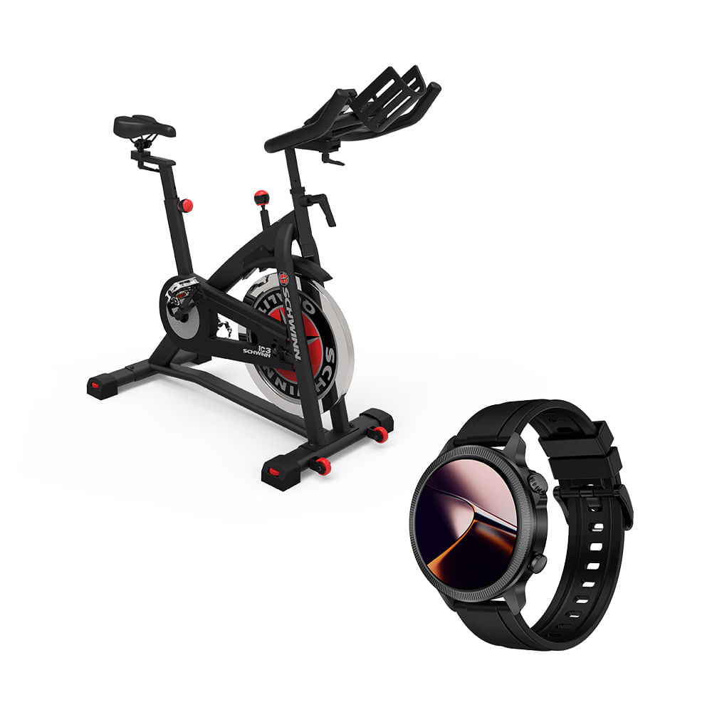 Kit Bike Ergométrica Spinning Schwinn + SmartWatch G2R Multi - GY0021K GY0021K
