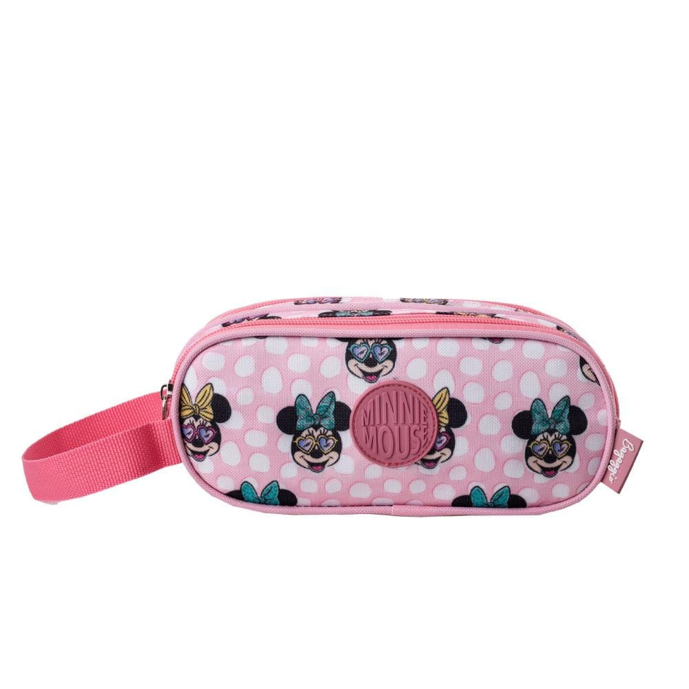 Necessaire Feminina Minnie Fun Rosa U / Rosa